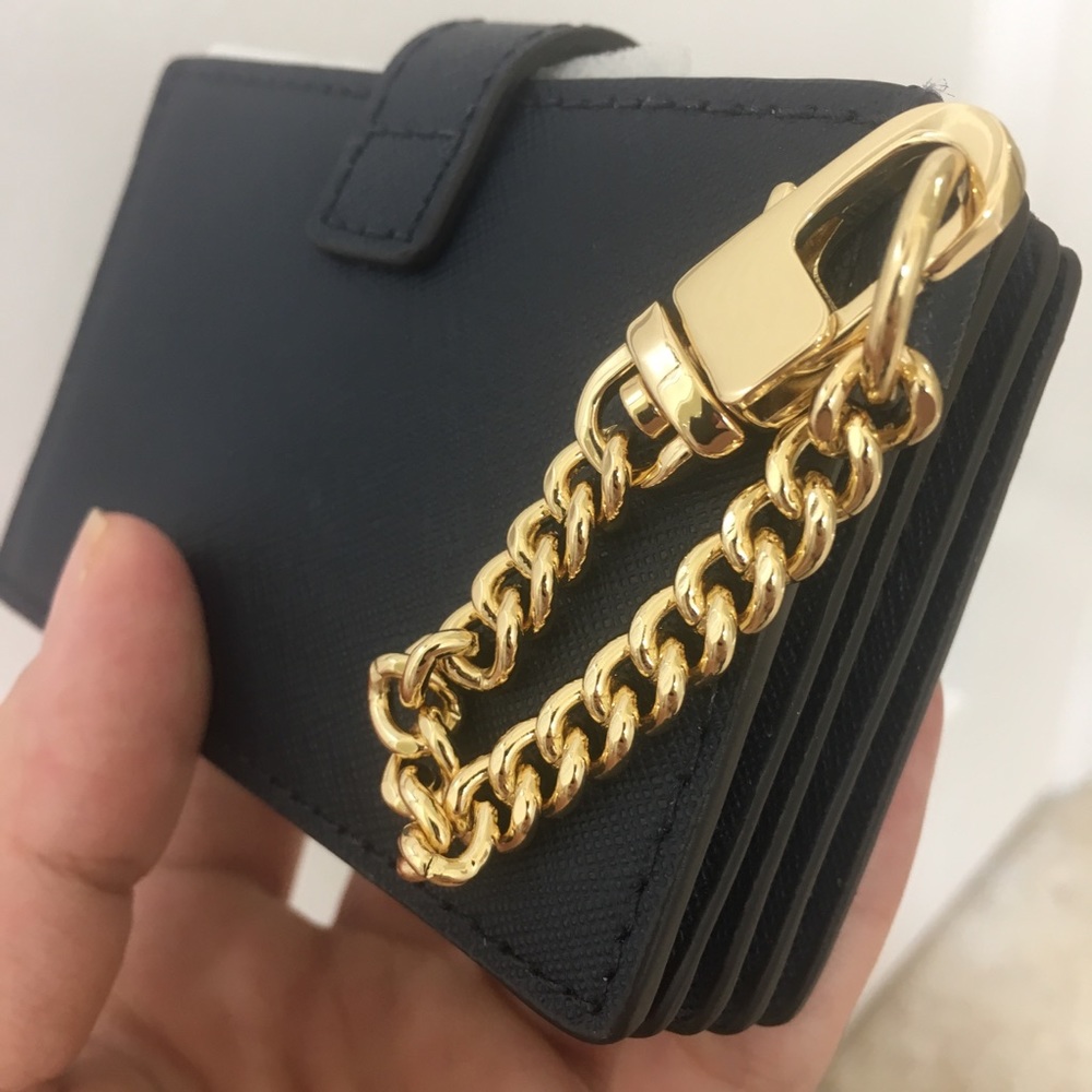 Firm❗️Michael Kors card holder navy blue - Picture 4 of 4